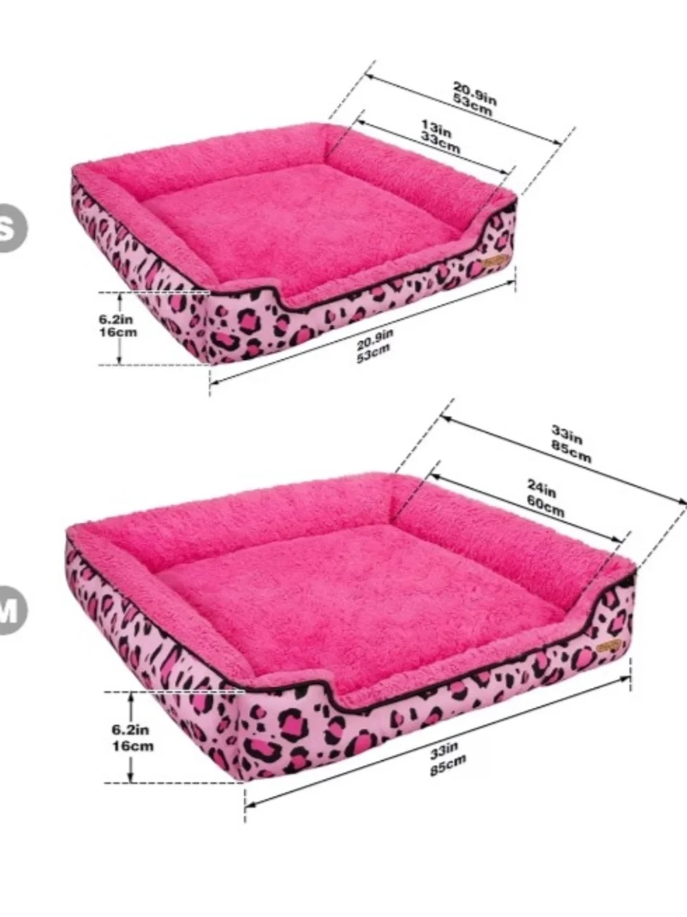 RECTANGLE DOGS & CATS PET BEDDING (18.9